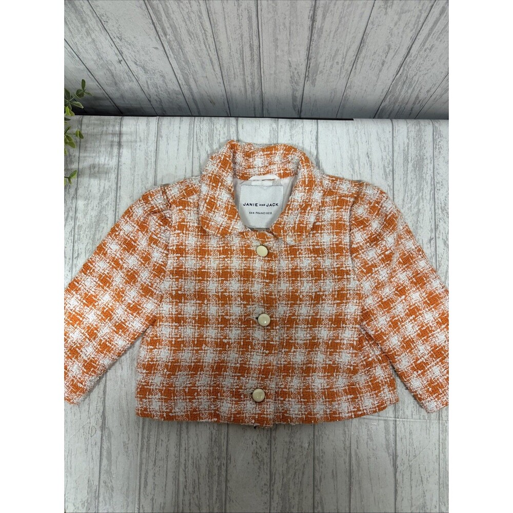 Girls Size 4 Janie & Jack Boucle Jacket